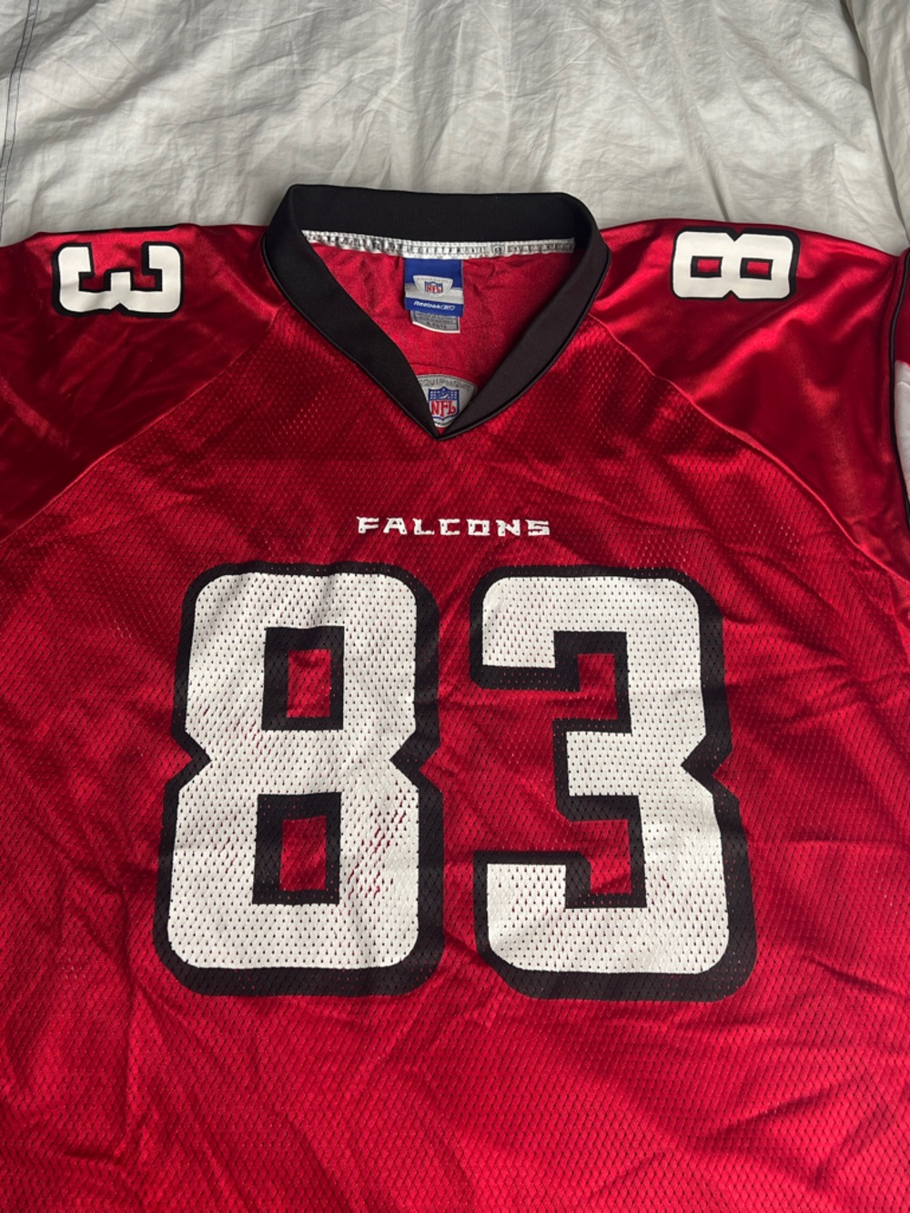 NFL official Vintage Atlanta Falcons jersey, size XL, #83 Crumpler
